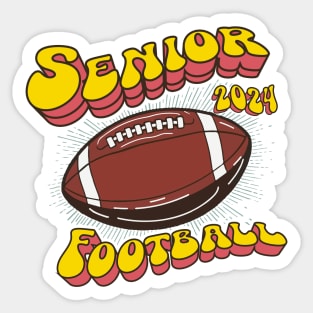 Senior 2024 Football Sticker